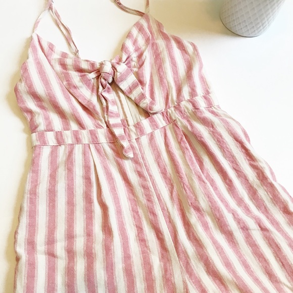 Forever 21 - Striped jumpsuit with pockets - Picture 2 of 7